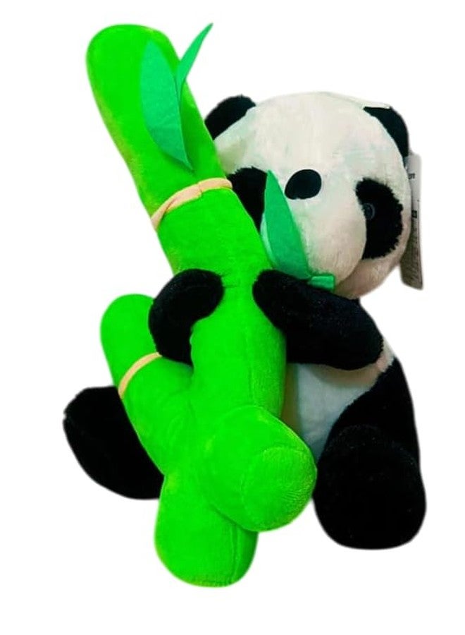 DTR Creation Bamboo Panda 29CM Soft Toys for Kids | Plush Soft Toys for Baby Boys and Girls| Best Gift | Bamboo Panda Soft Toy for Kids -Black/White 29Cm Height - Image 4